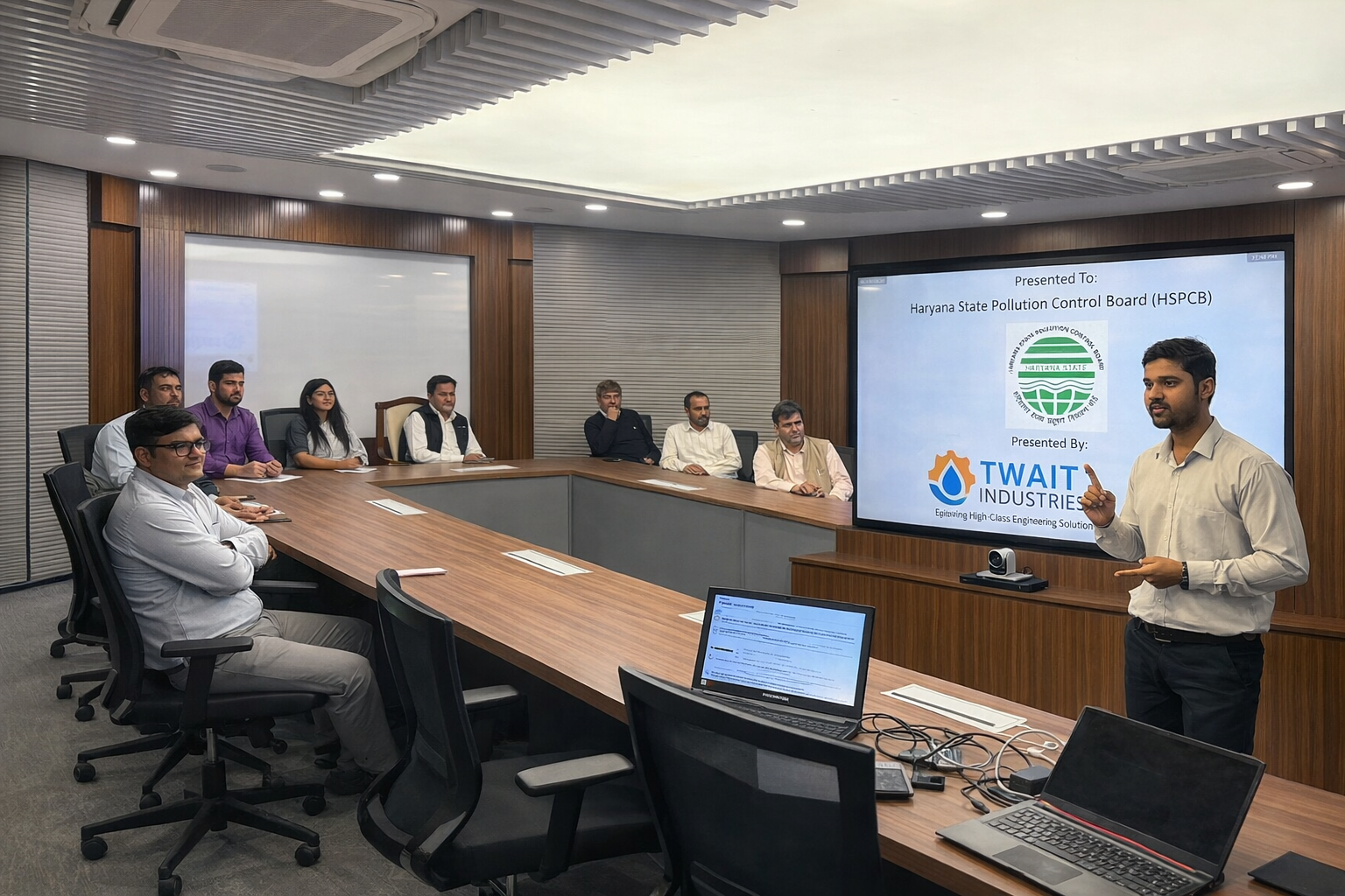 BARC Technology Presentation on Drinking Water Purification and Wastewater Treatment at HSPCB